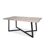 JC 6P P1633-0021+ SILLAS P1935-0001 SOBRE CREMA,PATAS NEGRAS, SILLAS CAFES