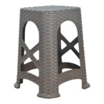 BANCO PLASTICO GRANDE COLOR NEGRO  TK-92