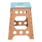 BANCO DE PLASTICO DOBLABLE COLOR MARRON CON NEGRO  193