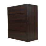 GAVETERO MH011 WALNUT 4 GAVETAS SIN MANIJAS