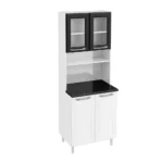 MUEBLE DE COCINA KIT DOBLE, 2 PUERTAS DE VIDRIO TLKD-2VBB(A)