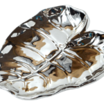PLATO DECORATIVO HOJA CORAZON 18.5X19X2.5CM CPL
