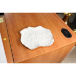 BANDEJA BLANCA/BORDES DORADOS CERAMICA 27.5X25X2.5CM CPL