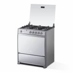 ESTUFA INDURAMA 32´´ TURIN 5Q GRIS METAL CON PARRILLA