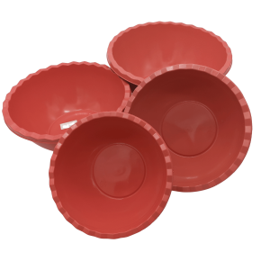 JG 4 PIEZAS BOWL PLASTICOS-COLOR VARIADOS- TK-4C CPL