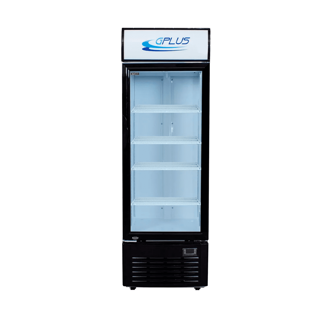 REFRIGERADORA G-PLUS 9P EXHIBIDOR VERTICAL SIN ESCARCHA